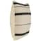 White & Black Outdoor Handloom Woven Square Cushion